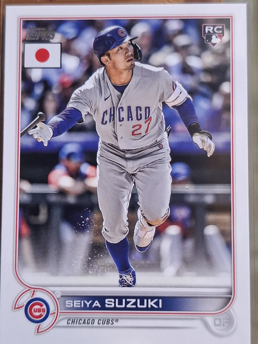 日本人選手でTOPPS75年を振り返る38】 2022 鈴木誠也 RC(JAPAN EDITION)