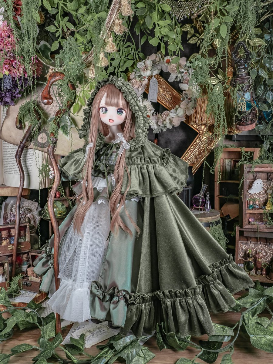 ドールショウ77 販売品「魔女の外套」のご紹介✨ 今回は水色、緑、青の