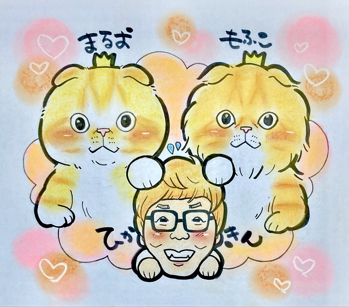 むむむのにゃにゃにゃ 明日だよ〜🐈