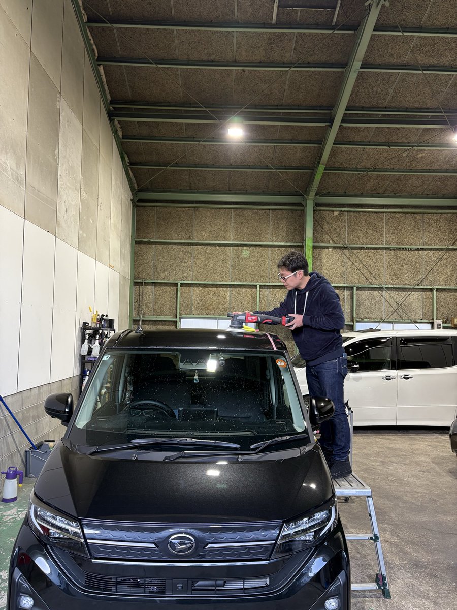 浜松からのDFで遊ぶ😁😍天面の初研磨😘 ツグニキに٩( 'ω' )و