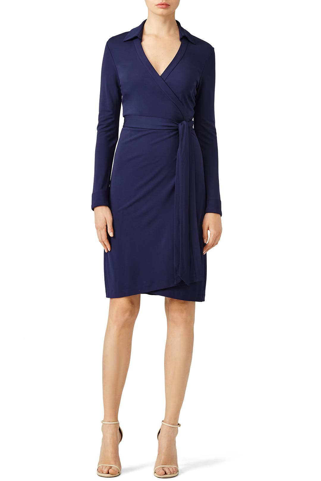 Navy Jeanne Two Dress by Diane von Furstenberg | Rent the Runway