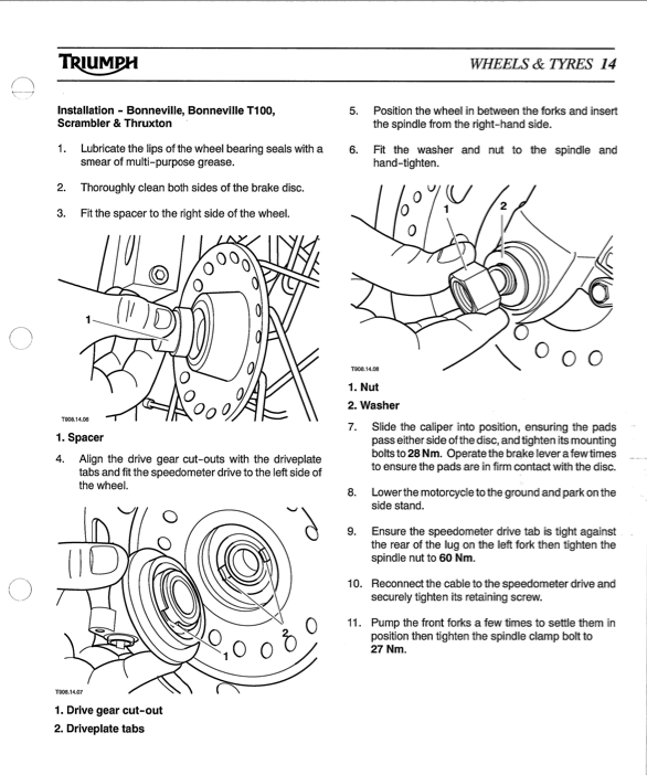 トライアンフサービスマニュアル日本語・整備説明書□ボンネビル