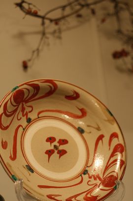 松田米司さん、赤絵のうつわ : 日々のsara （器とzakka）