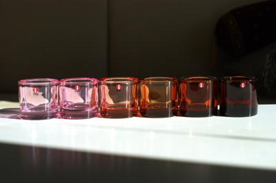 iittala Kivi 60mm -ブラウン＆ピンク系のKiviたち#1 : buckの気ままな