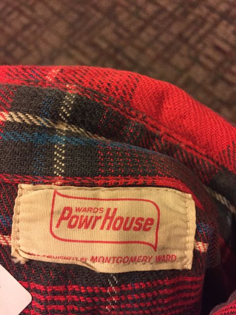 11月12日（土）入荷！ 60s マチ付き POWER HOUSE ネルシャツ