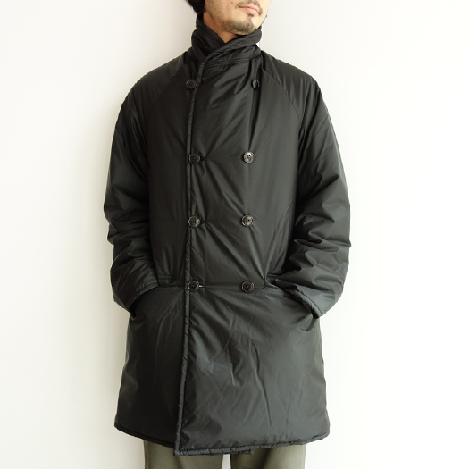 COMOLI 17SS】 中綿ショールカラーコート : kink higashisakura