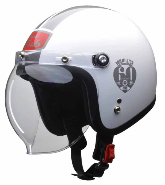 スーパーカブ60周年記念ヘルメット : バイクの横輪