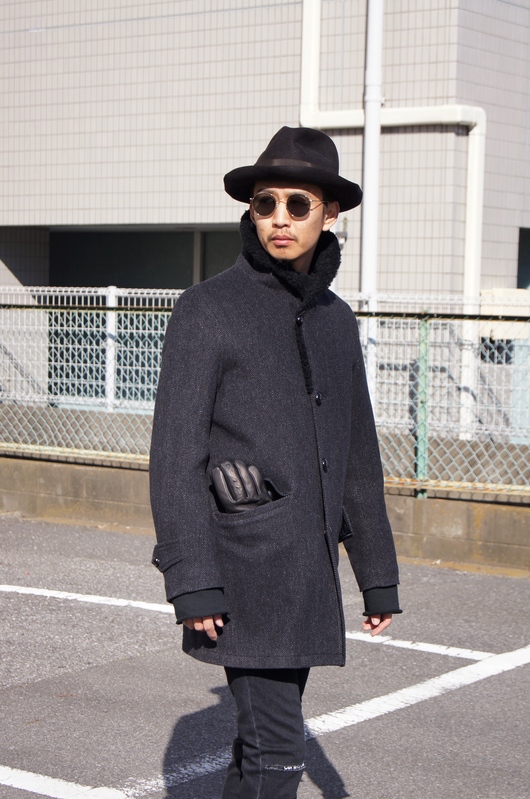 WACKO MARIA ムートンカラー ギャングコート ワコマリア ファー