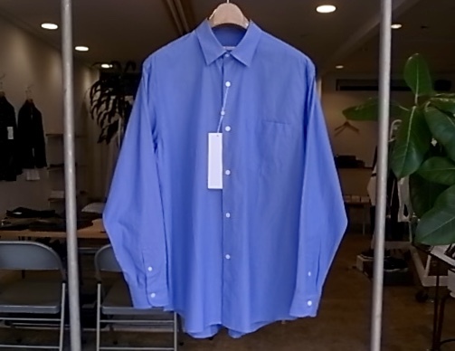 COMOLI Comoli Shirt / SAX BLUE : TRUNK