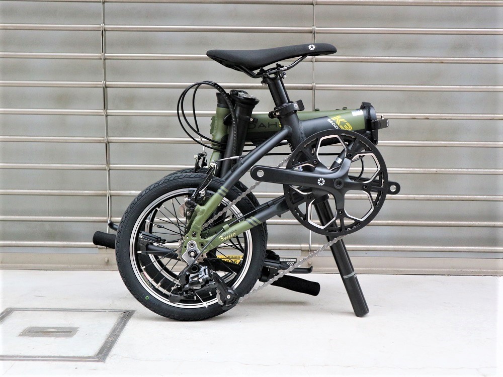 DAHON / K3 / ARMY×BLACK（ダホン/ケースリー/アーミー×ブラック