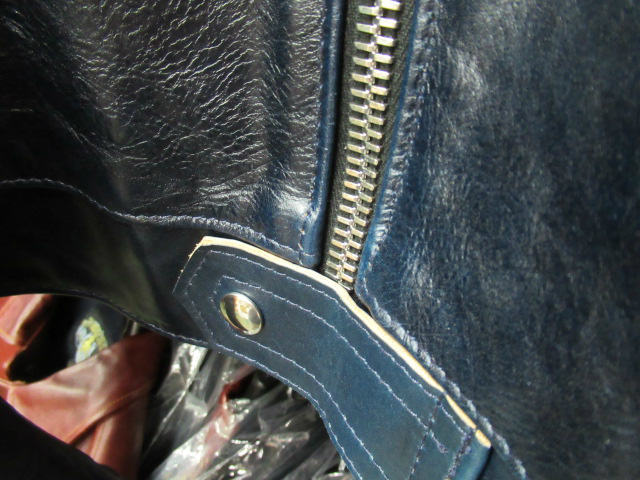 Lewis Leathers 550 Nebraska JKT Vege cow Navy : 注意！基本 投稿し