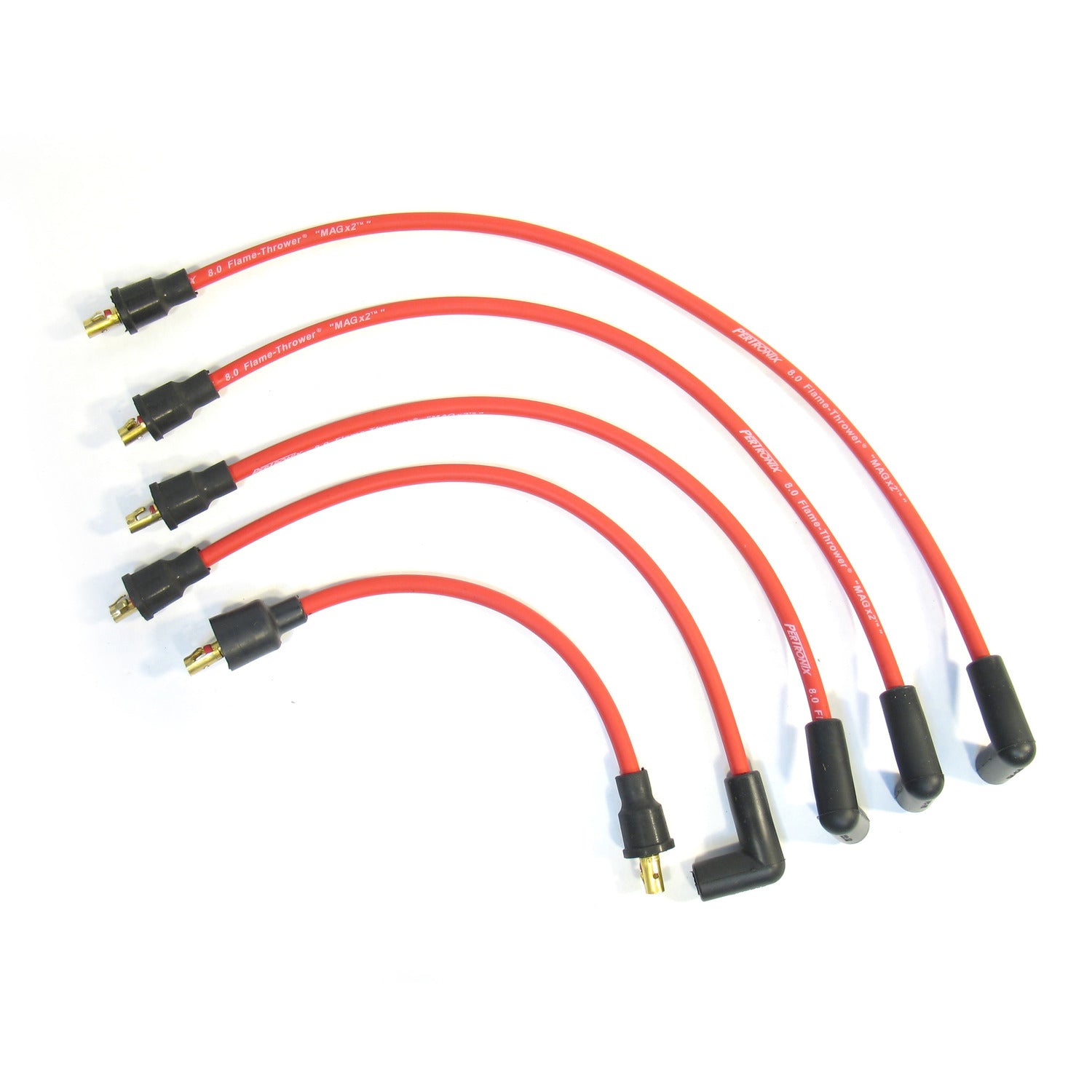 PerTronix 804412 Flame-Thrower Spark Plug Wires 4 cyl 8mm Austin