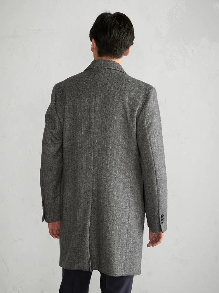 アンゴラ混 チェスターコート グレー | P.S.FA公式通販
