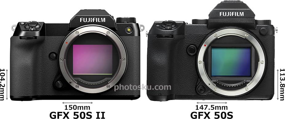 GFX 50S II」と「GFX 50S」の違い - フォトスク