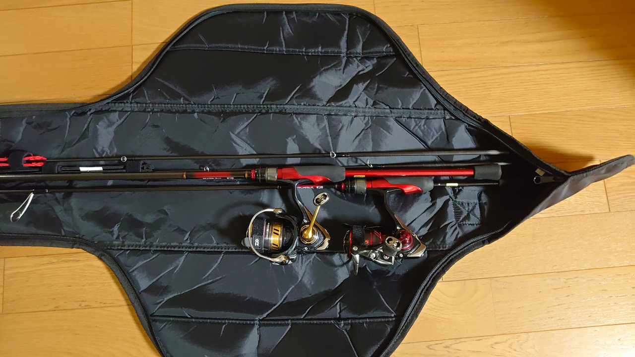 ライトゲーム用ロッドの持ち運び手段 | Phoenixknight