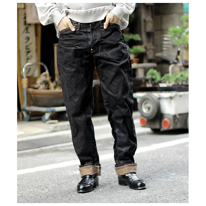 テンダー TENDER Co. ワトル染め ストレート デニム ジーンズ LOST