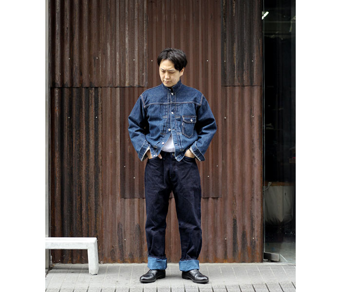 テンダー TENDER Co. ウォード染め ワイド デニム ジーンズ WOAD DEINM