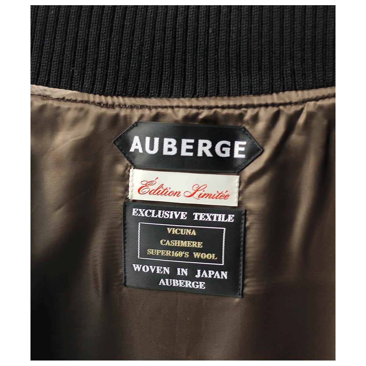 オーベルジュ AUBERGE ビキューナ カシミヤ 160's ウール アワード