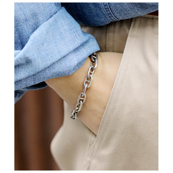 インテリム INTERIM タスコシルバー アンカー ブレスレット TAXCO