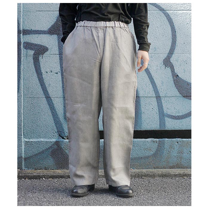 ミッタン MITTAN さざ波大麻ワイド（ベンガラ染）HEMP RIPPLES WIDE