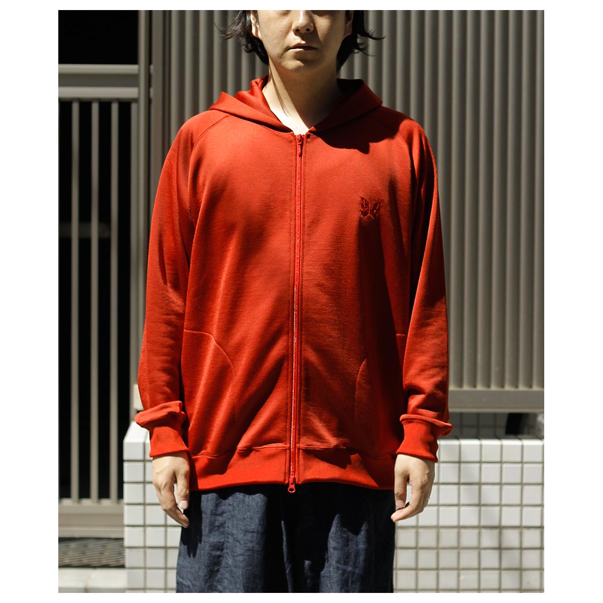 40%OFF セール ニードルズ NEEDLES ジップド フーディー ブライト