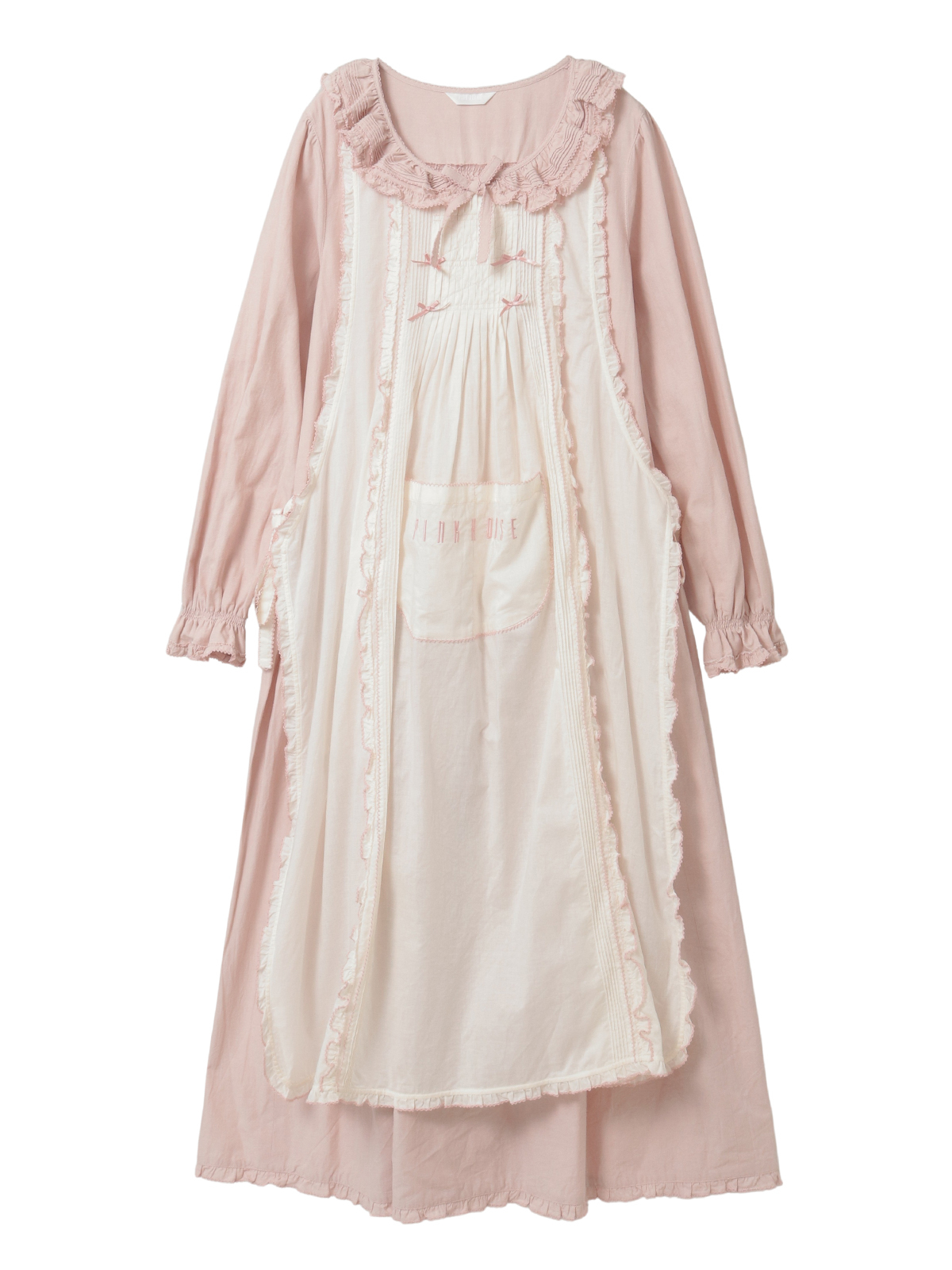 エプロン付きダンガリーワンピース｜ピンクハウスオフィシャル