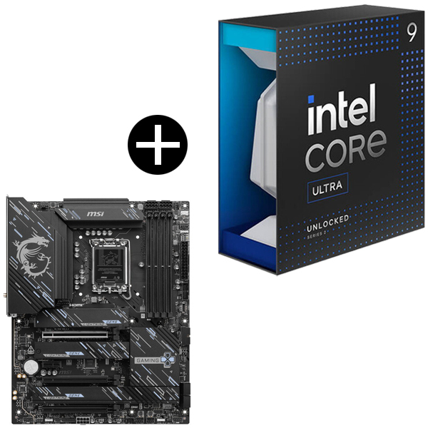 Intel Core Ultra 9 285K CPU + MSI Z890 GAMING PLUS WIFI