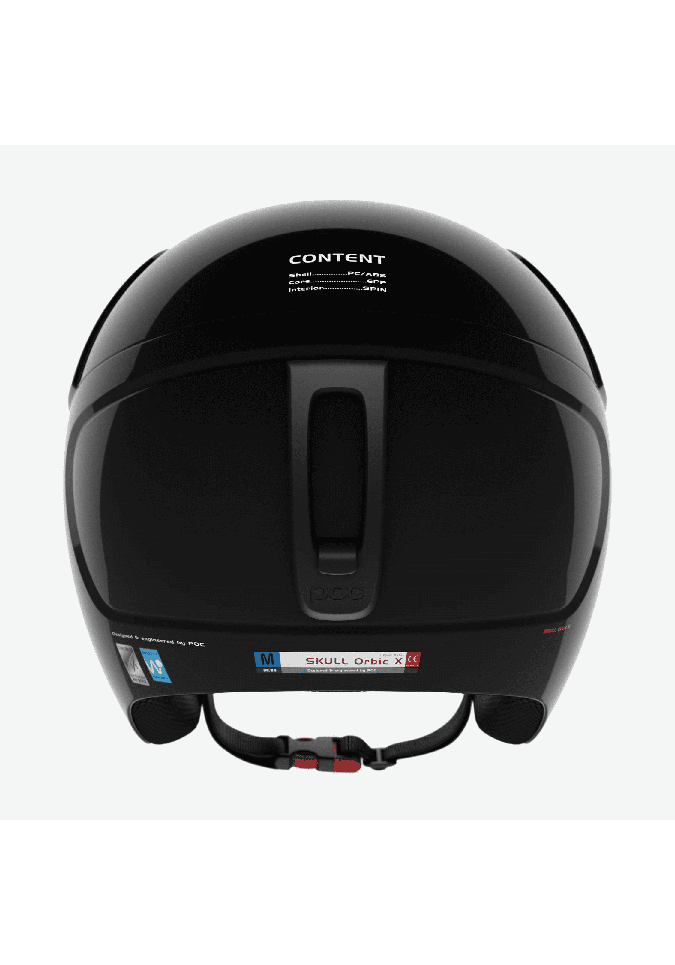 SKULL ORBIC X SPIN Ski Helmet in Uranium Black | POC (Global EN)