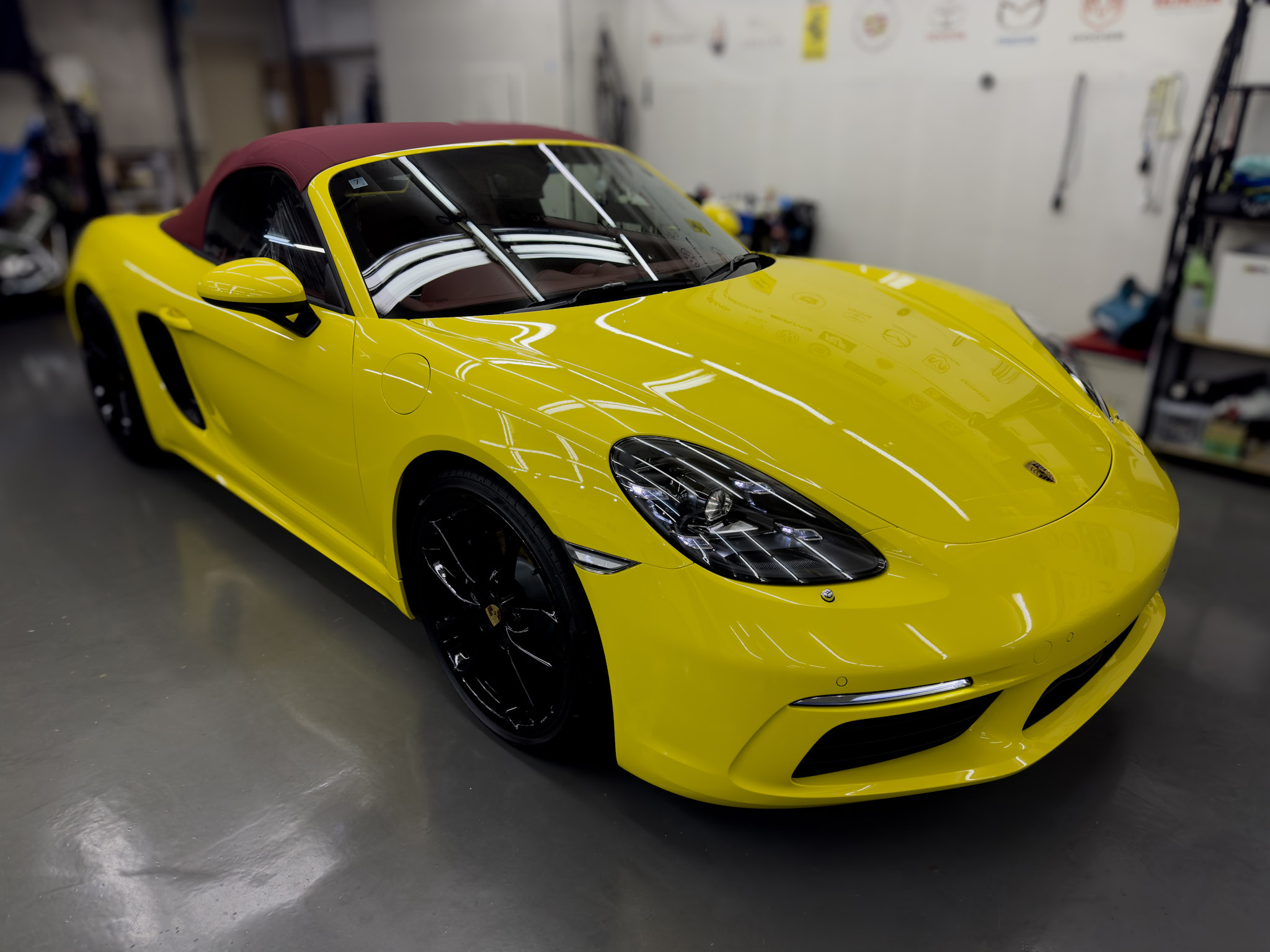 718ボクスタースタイルエディション新車コーティング施工 東京都より