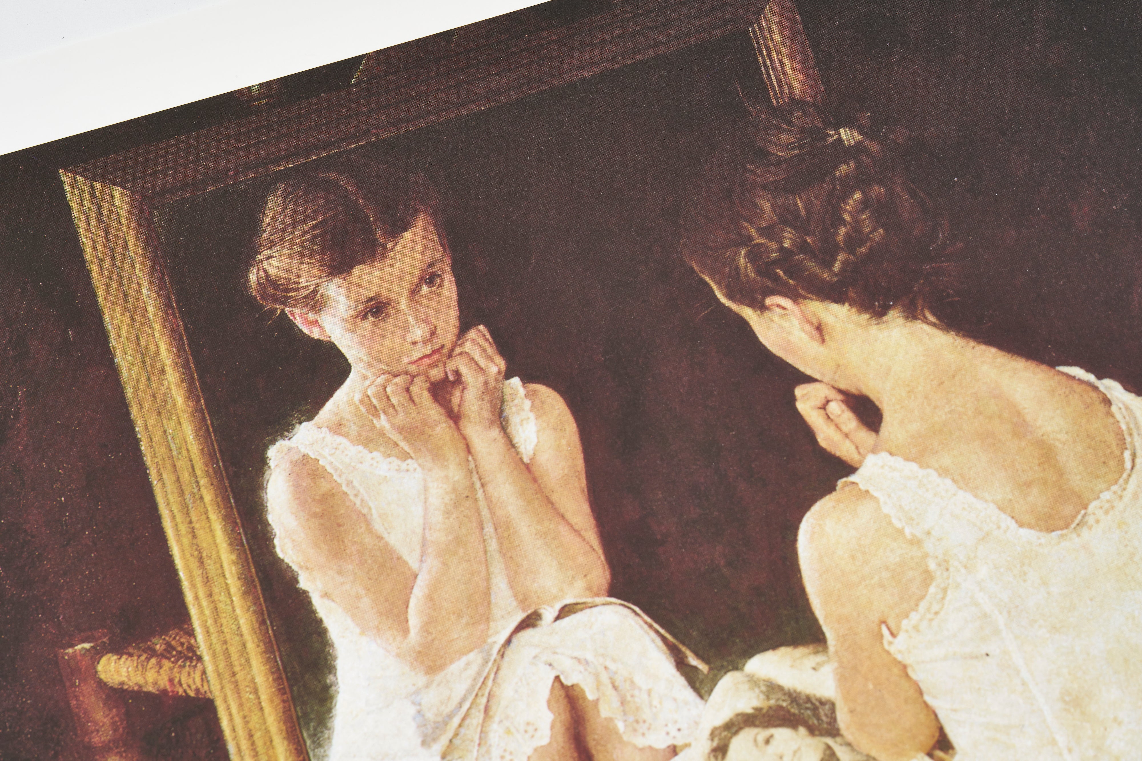 限定10枚】Girl at the Mirror 1954 - CURTIS PUBLISHING 1992