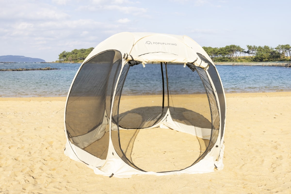 フルセット[ポップアップリビング10'x10'+サイドカバーx4枚+グランド