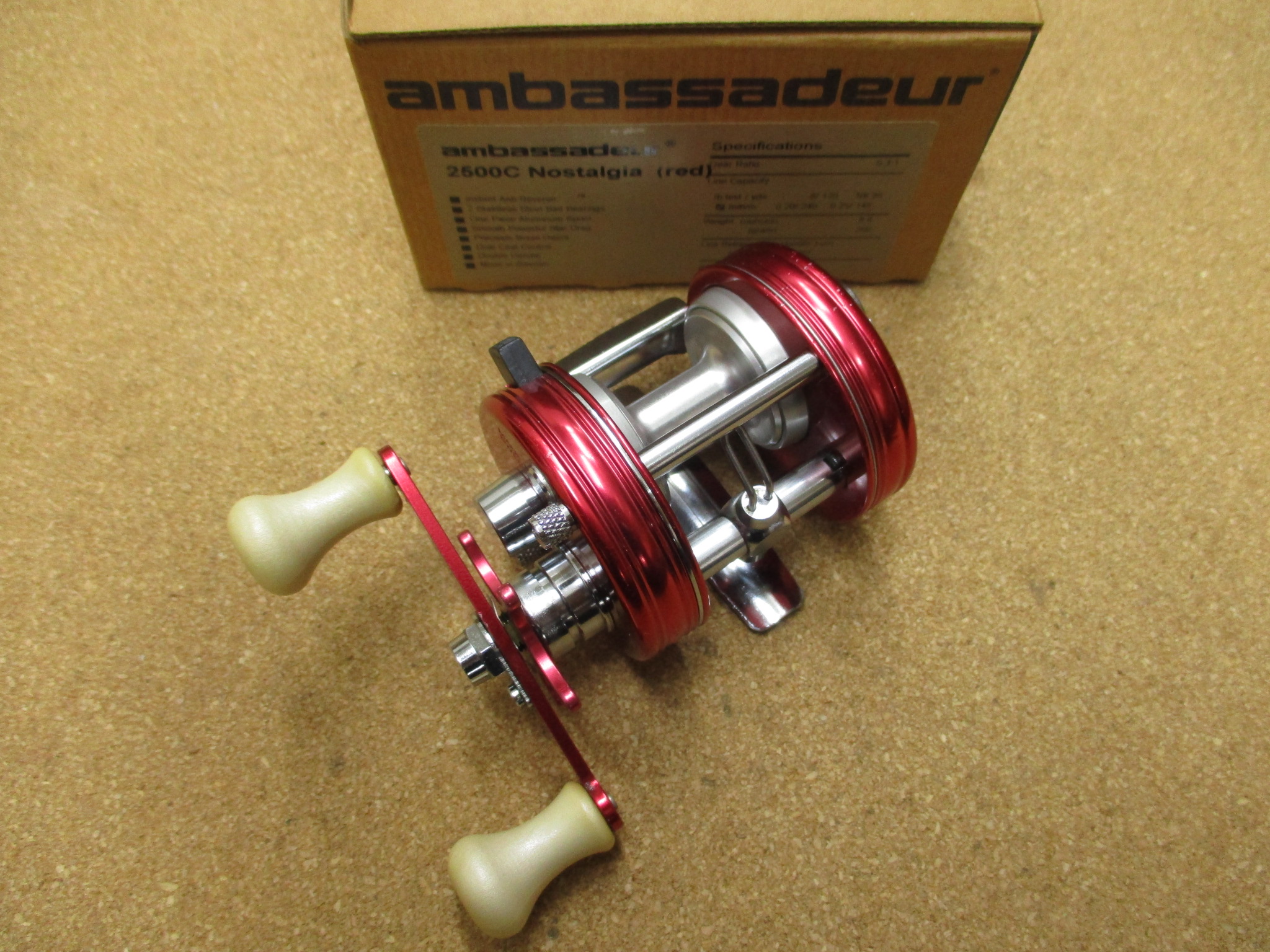 Abu アブ 2500C Nostalgia ノスタルジア red 【公式通販】