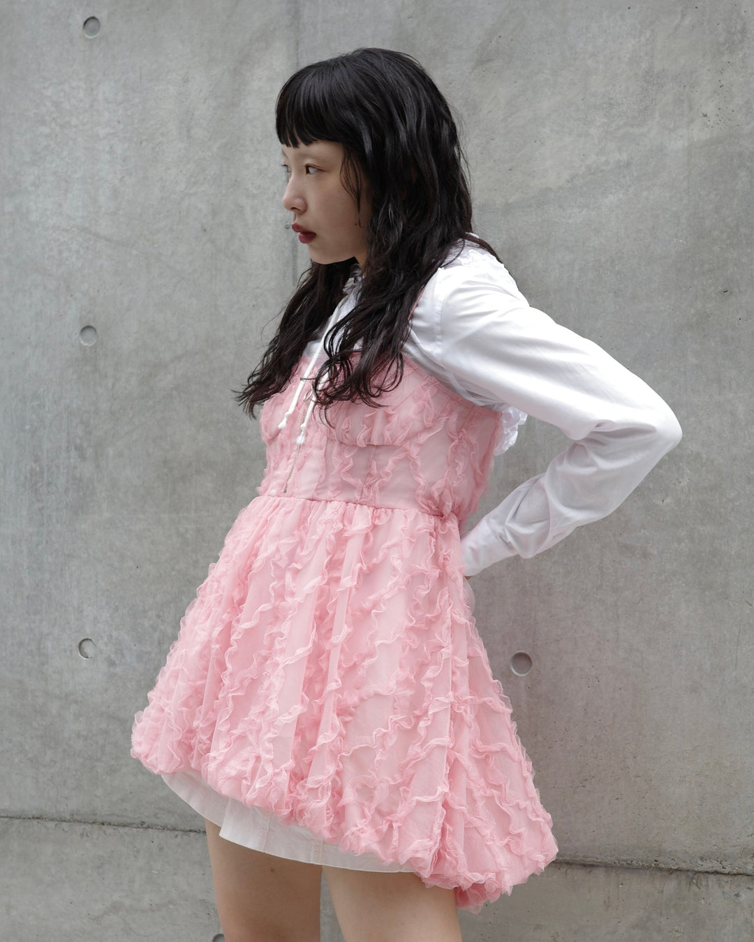 タグ付】poppy tokyo ミリタリーフレアチュニック jacquard flare cami