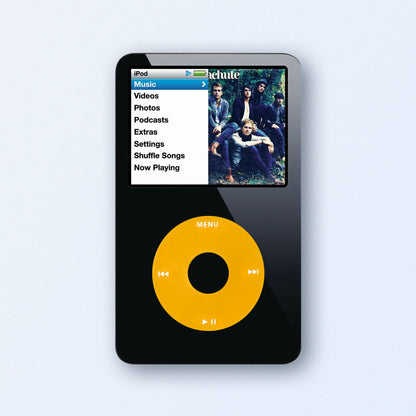 Black Apple iPod Classic 5th Generation upgraded with SDXC Card