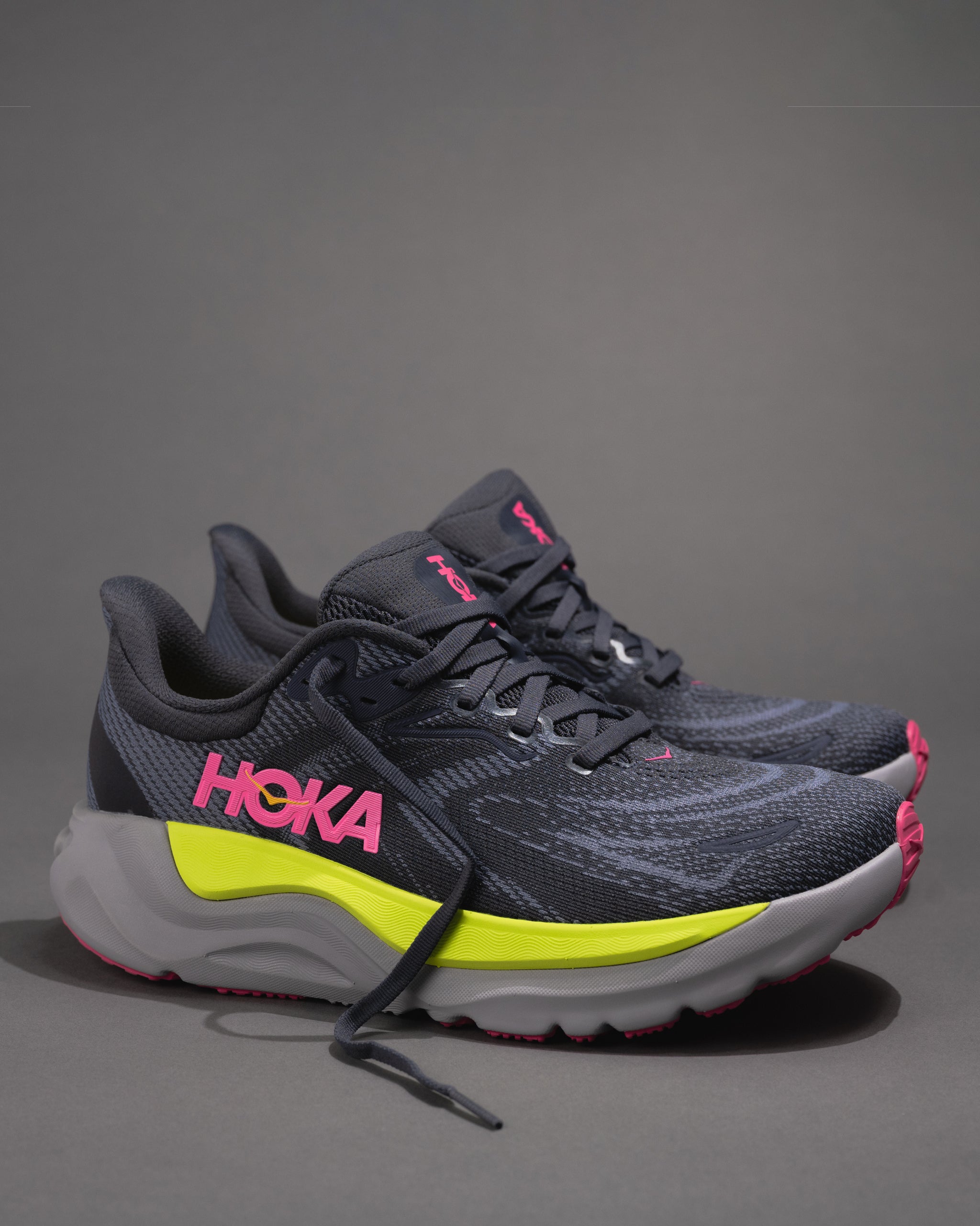 Women's HOKA Arahi 8 Charcoal Grey / Grey Skies Stability Running