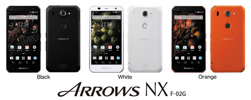 ARROWS NX F-02G」新発売 : 富士通