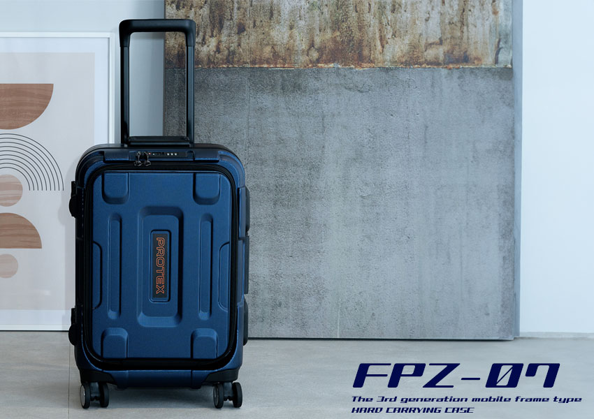 機内持込対応＞容量28L精密機器輸送・フロントオープン型4輪キャリー