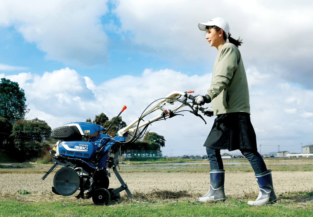 KM49 | 家庭用ミニ耕うん機 | 商品情報 | 井関農機株式会社