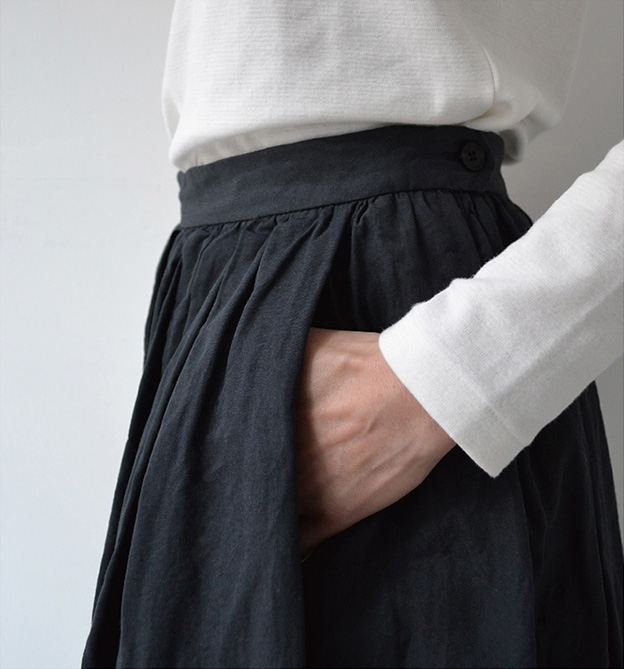 YAECA WRITE タックキュロット charcoal – 吉祥寺 Promenade｜プロム