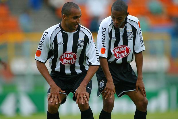 2004 Santos Home Bom Bril Epoca Umbro Robinho (L) – Proper Soccer