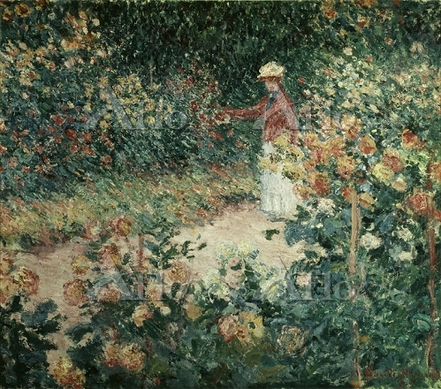 クロード・モネ 「ジヴェルニーのモネの庭」 [32806330]のアート作品