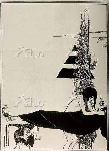 オーブリー・ビアズリー 「プラトニックな歎き（サロメ挿絵