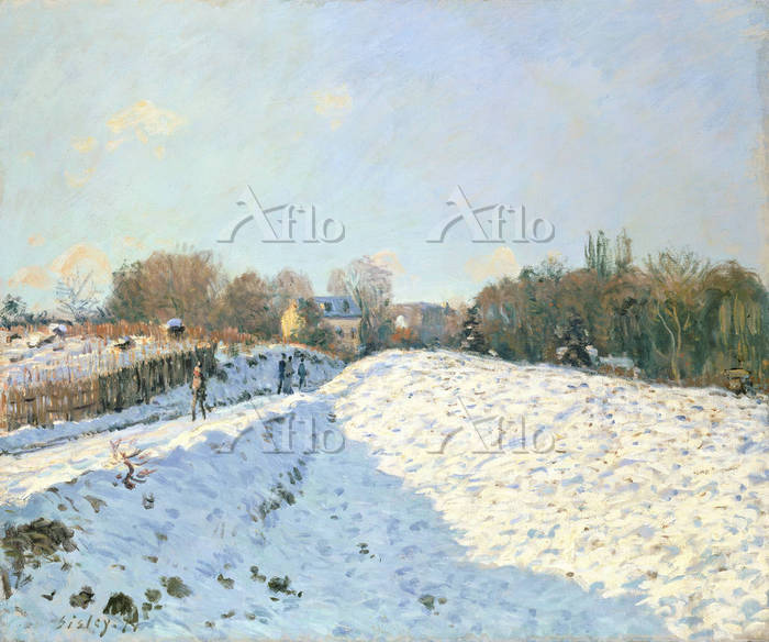 シスレー 「アルジャントゥイユ、雪の効果」 [7731360]のアート作品