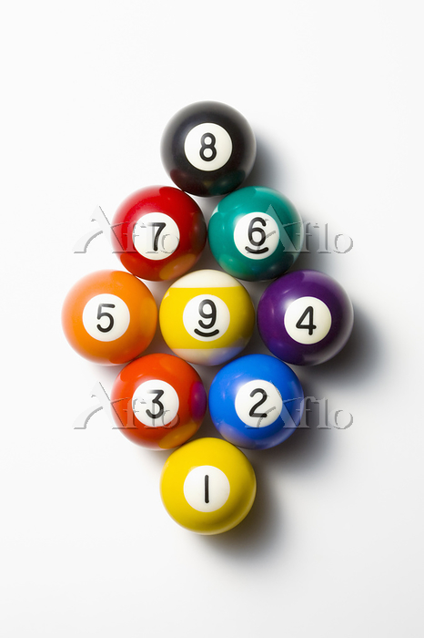 ビリヤード ボール [154805825]の写真素材 - アフロ