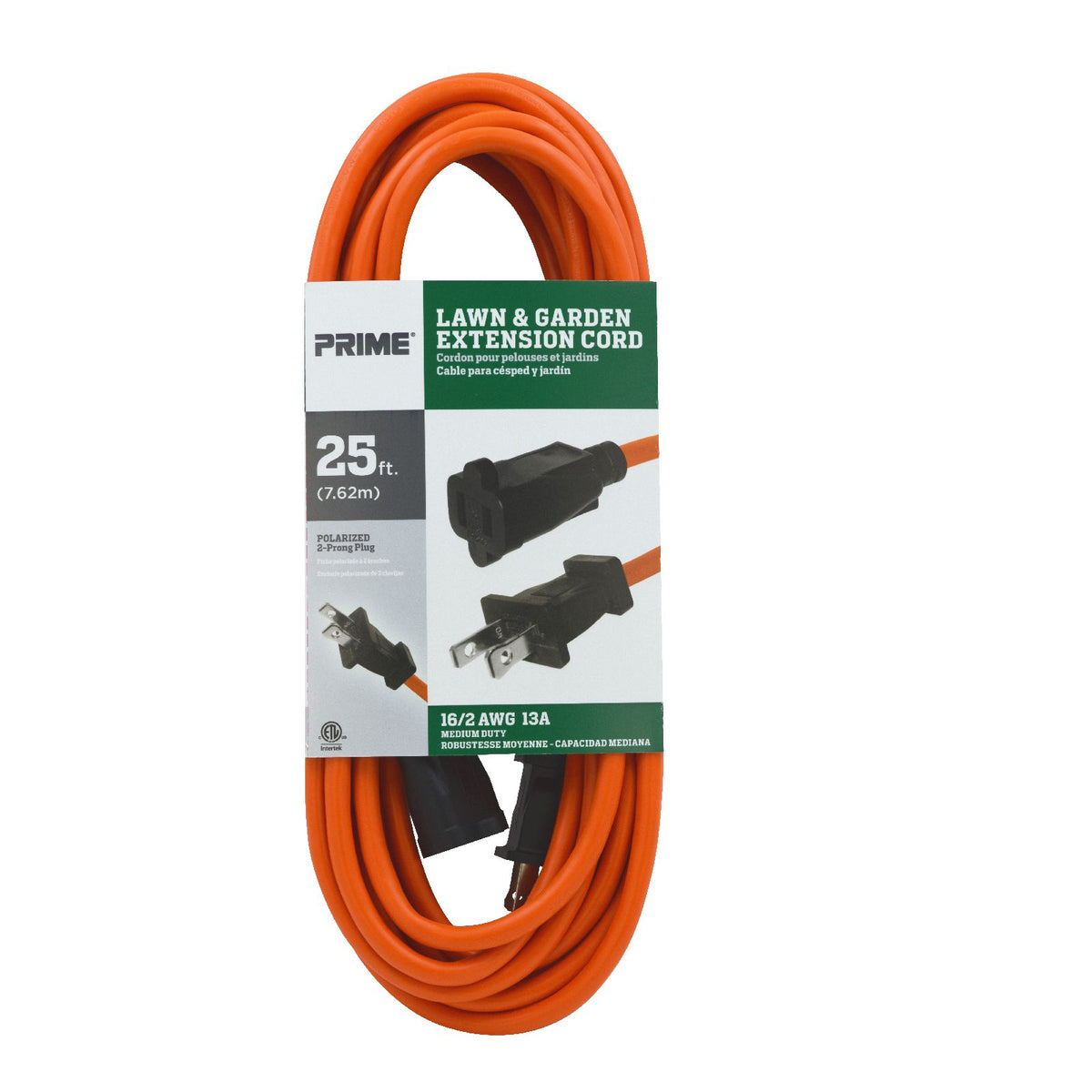 25ft 16/2 SJTW Polarized Outdoor Extension Cord — Prime Wire