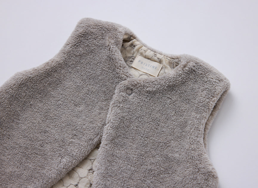 ヤクフェイクファーベスト / オーガニックコットン – PRISTINE