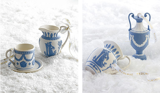 ウェッジウッドらしいデザインのエレガントなオーナメント