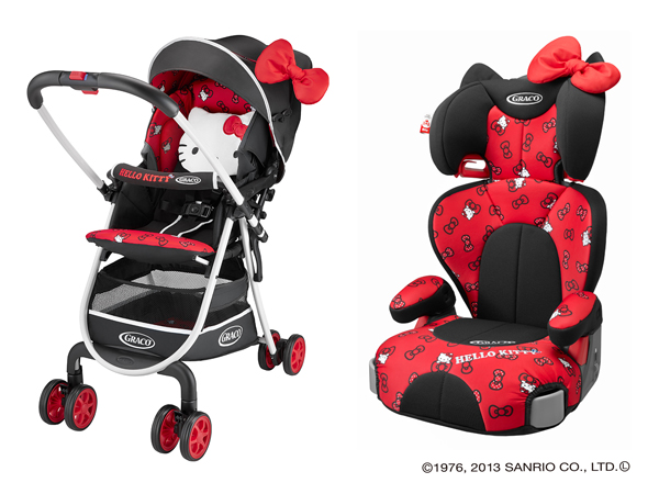 グレコとハローキティの初コラボ！“カワイイ”ベビーカーとジュニア