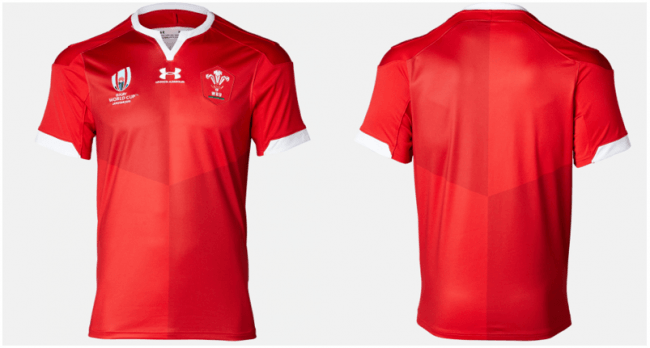ラグビーウェールズ代表着用 新ジャージをアンダーアーマーより発売