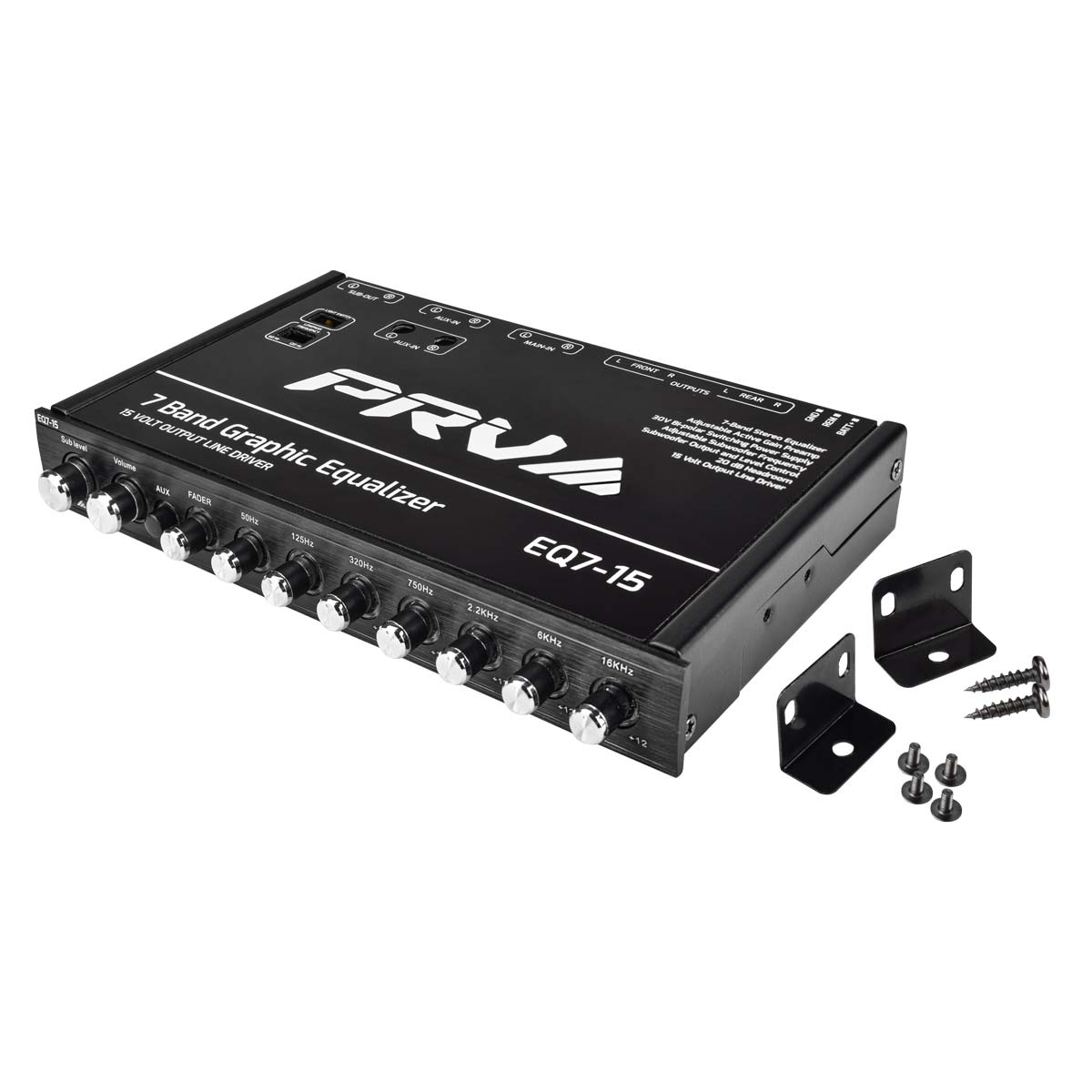 EQ7-15 - 15 Volts 7 Band Car Audio Equalizer - PRV Audio